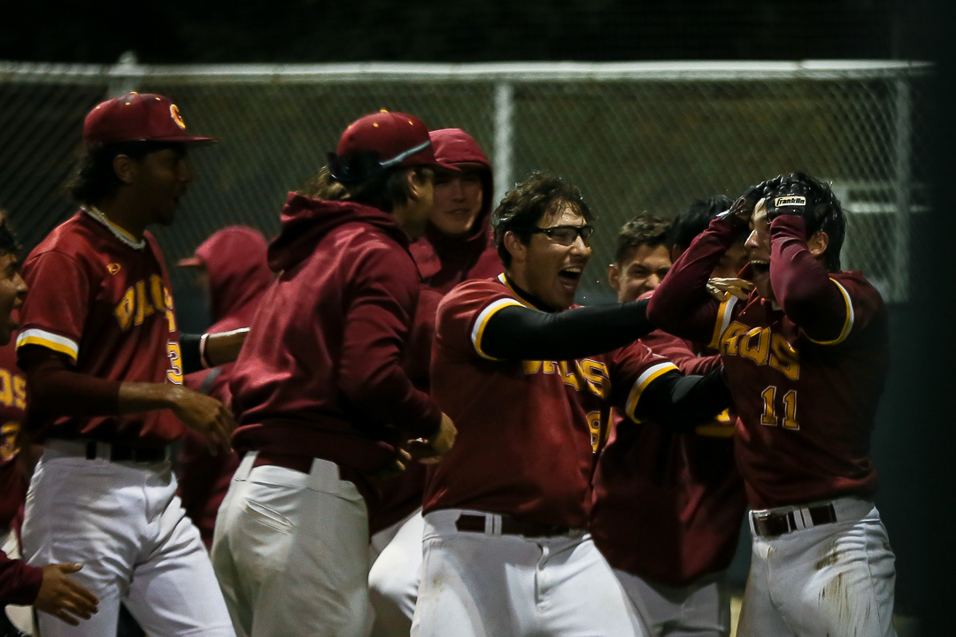 GCC Baseball wins back-to-back games against Fullerton 11-9 Feb. 8 and 3-2 Feb. 9 to improve to 3-2 this season.