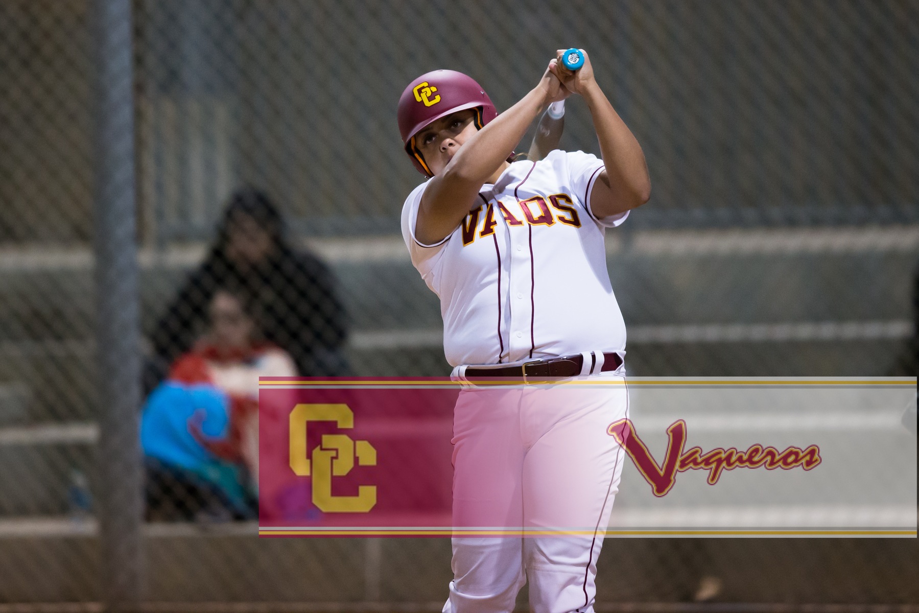 Madison Stillwell Homer’s again but Lady Vaqs fall 14-1 to Cerritos.