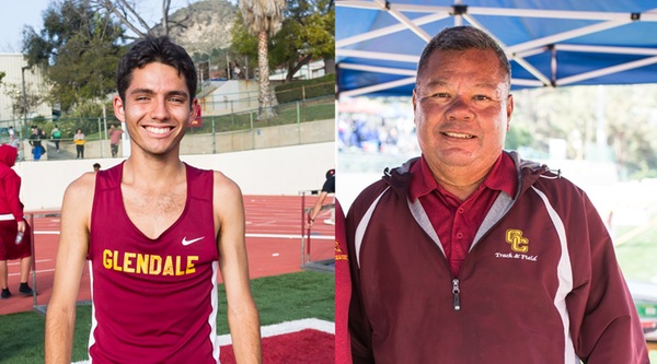 Raymond Lopez and Head Coach Eddie Lopez win Western State Conference Awards