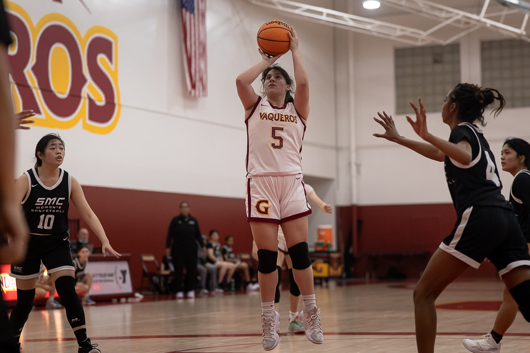GCC WBB leads from start to finish to beat Santa Monica College 81-39 for eighth straight win Jan. 10