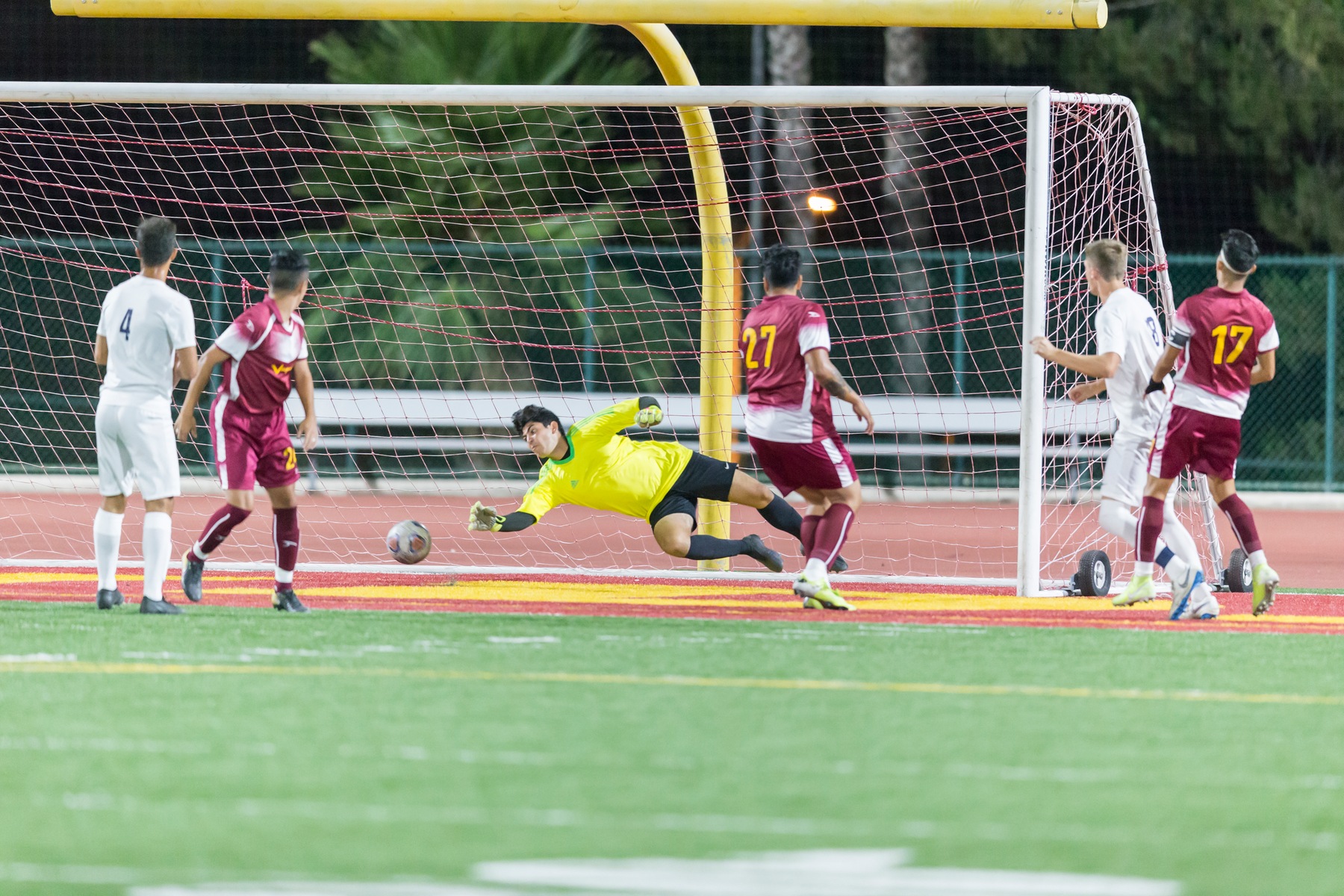 GCC goalie Tejada leads Men's Soccer to two shutout wins and improves to 4-4 this season