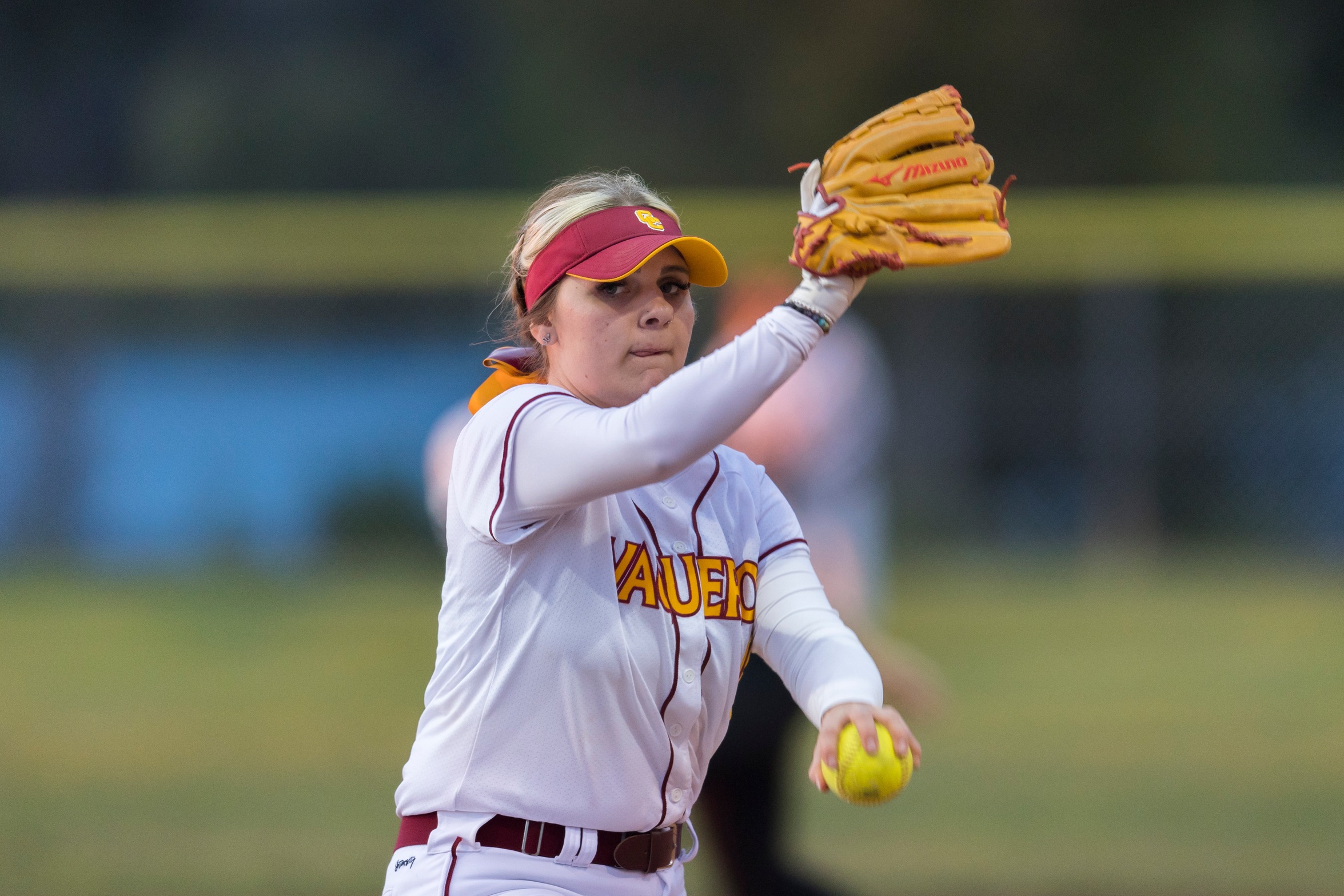 GCC Softball wins both games of doubleheader over Oxnard, 8-7 and 7-5; Torii Forsberg gets pitching wins in both games