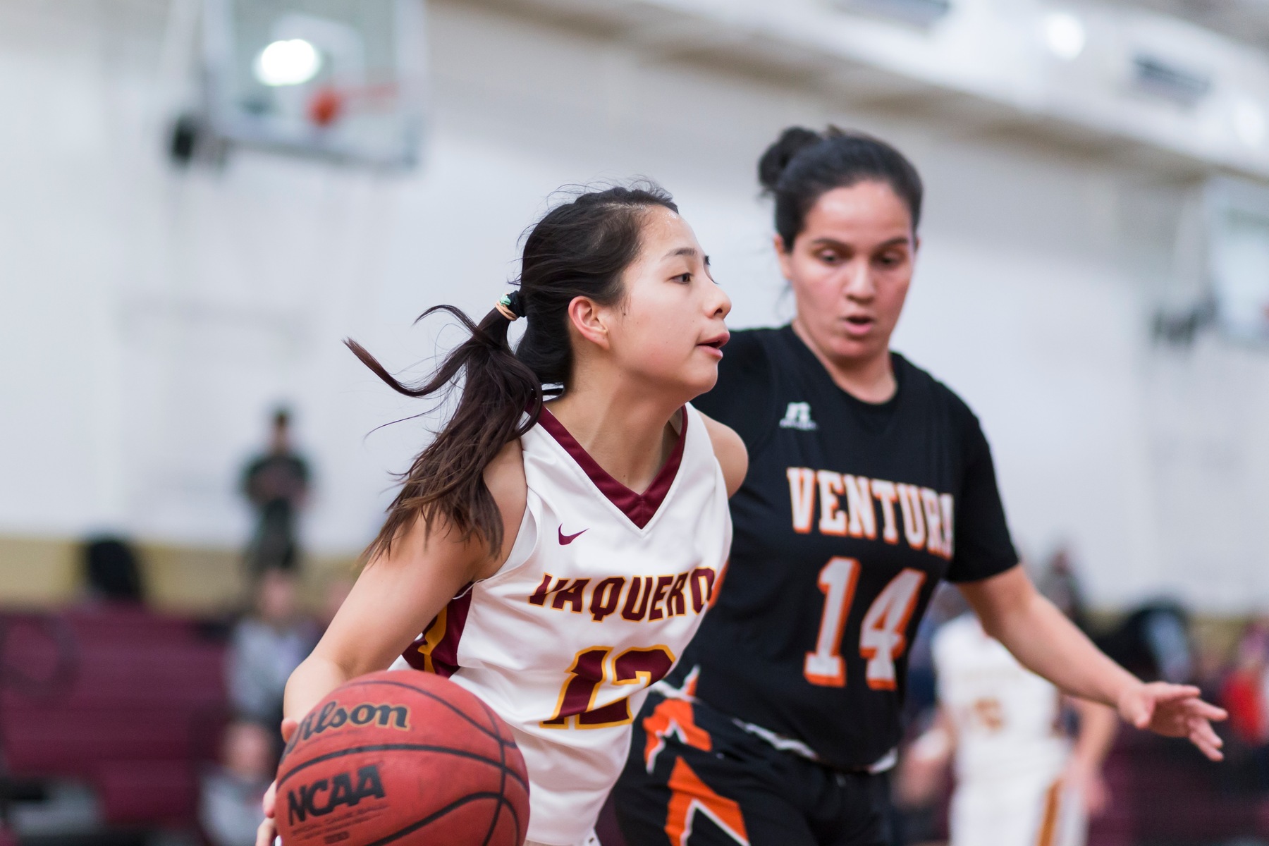 GCC Women's Basketball upsets No. 1 team in the state Ventura College, 57-50 Friday Dec. 20