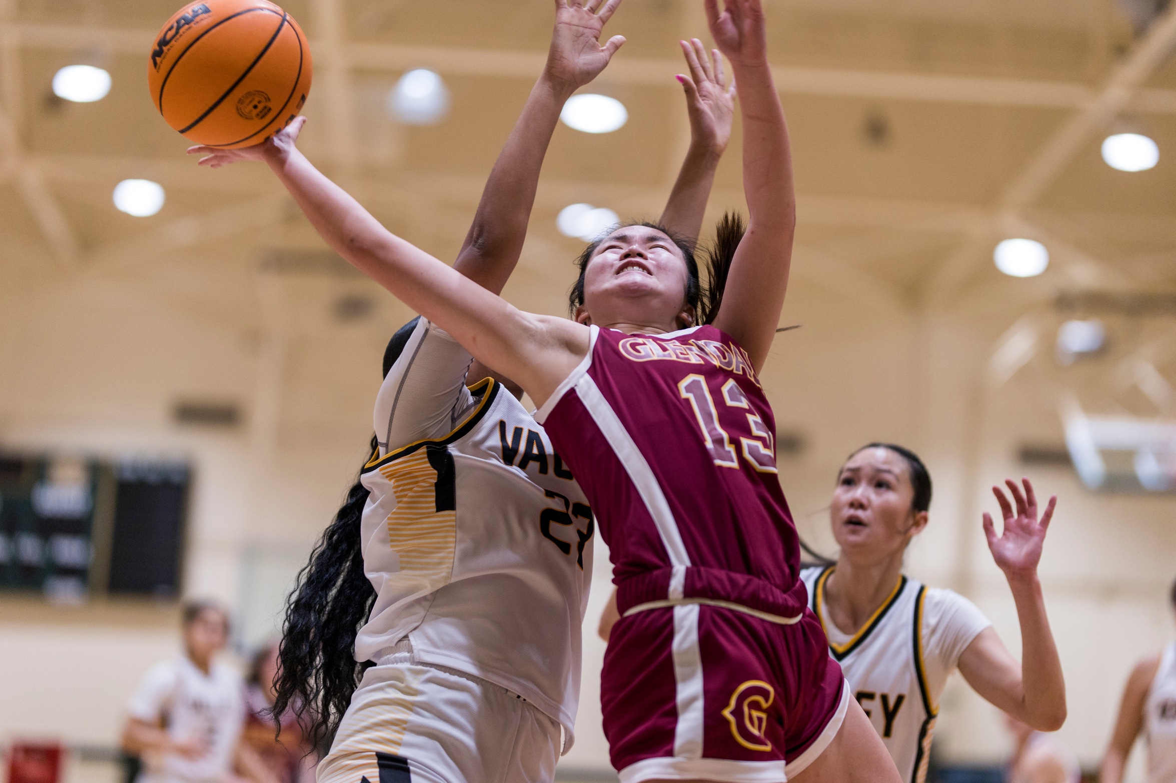 GCC Women's Basketball beat L.A. Valley College 56-52 Jan. 11; is in first place in WSC South at 3-0 and is 13-4 overall