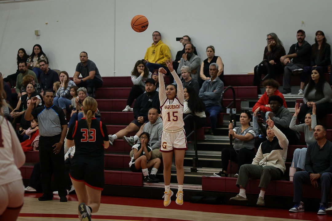 GCC Women's Basketball edges closer to WSC South Title with 73-35 win over Bakersfield College Feb. 14; Now 11-0 in conference and up two games with three to play.