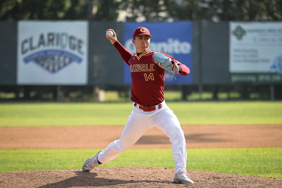Joe Estrada pitched a complete game shutout in 7-0 GCC Baseball win over West L.A. March 22: Vaqs now 16-9 and 7-2 after sixth straight win