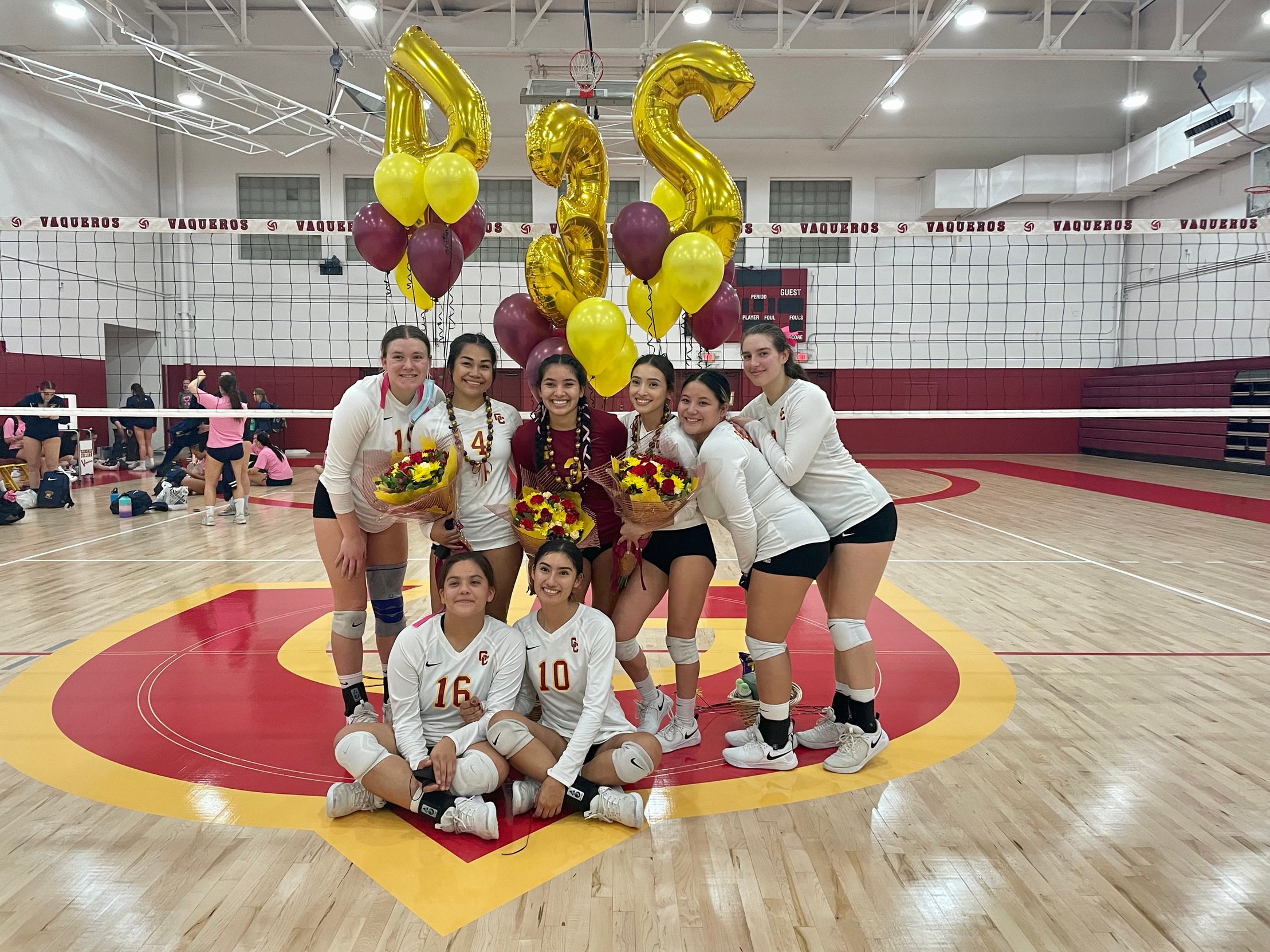 GCC Women's Volleyball suspends season but celebrates playing together and sophomores in loss to Canyons