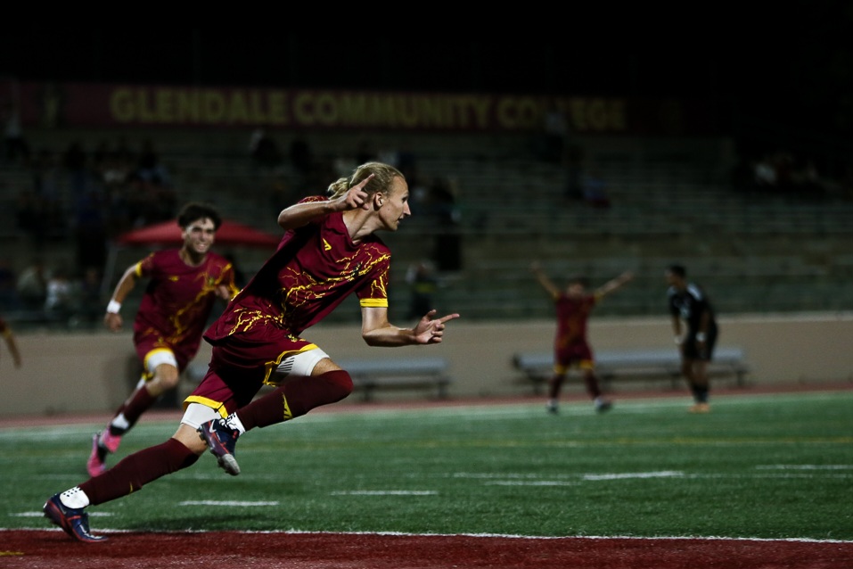 GCC Men's Soccer improves to 4-0 with a 3-2 win over Los Angeles City College Sept. 8