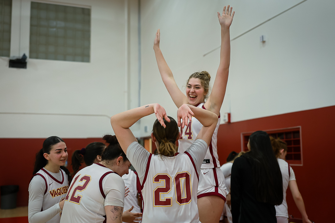 GCC Women's Basketball advances to first every state championship tourney with 69-60 win over Palomar College March 9; Patil Yaacoubian scores 22 points off the bench
